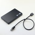 thumbnail image 4 of USB 3.0 HDD Enclosure 5Gbps 2.5Inch Hdd Case SATA External Closure HDD Hard Disk Case Box for PC Hard Drive Case,1 x Hard Drive Enclosure 1 x USB Cable,Black, 4 of 9