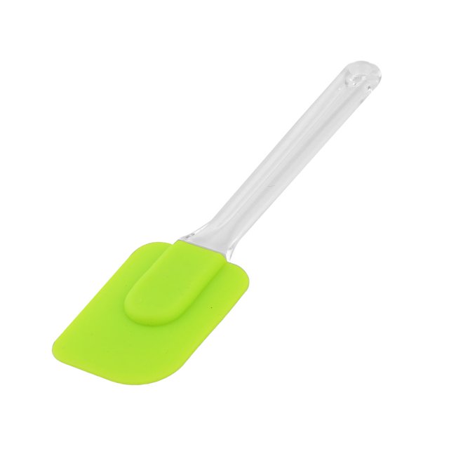 Unique Bargains Bakery Silicone Nonstick Cake Cream Butter Dessert Baking Spatula Scraper Green
