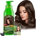 thumbnail image 1 of Herbishh Hair Color Shampoo for Gray Hair – Hair Dye Shampoo – Colors Hair in Minutes – Lasts Up To 2-3 Weeks – 500 Ml – 3-In-1 Hair Color – | Herbishh (Dark Brown), 1 of 8