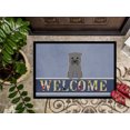 thumbnail image 3 of Carolines Treasures BB5640MAT 18 x 27 Po Glen de Tapis d'Intérieur Ou d'Extérieur Imal Grey Welcome, 3 of 4