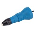 thumbnail image 1 of Adaptateur de Perceuse Rivetante, Électrique pour Économiser du Travail Facile à Utiliser Bleu, Noir, 1 of 8