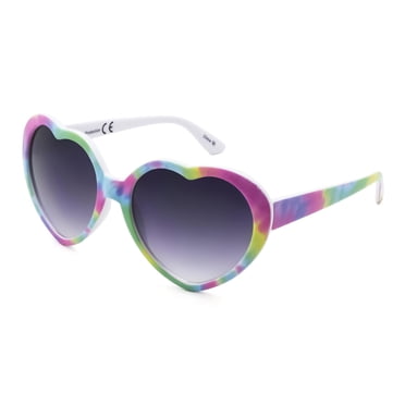 George Kids Tie-Dye Heart Sunglasses