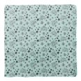 thumbnail image 4 of Bimba Green Star & Snowflakes Text Printed Pure Silk Scarf For Hair Neck Head Bandanas For Women 40 x 80 Inches, 4 of 6