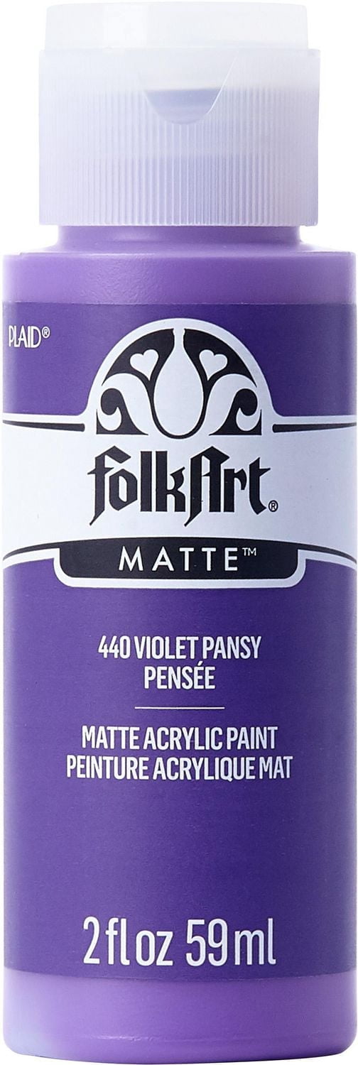 Peinture acrylique mate FolkArt, 2 oz, Pensée Violette
