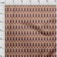 thumbnail image 2 of oneOone Georgette Viscose Fabric Chevron & Swirl Ikat Printed Craft Fabric BTY 42 Inch Wide, 2 of 4
