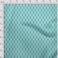 thumbnail image 3 of oneOone Tissu Jersey Viscose Imprimé Géométrique Diamant au Mètre 60 Pouces de Large, 3 of 5