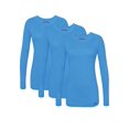thumbnail image 1 of Sivvan Lot de 3 T-Shirts à Manches Longues Confort pour Femmes / T-Shirt sous-Blouse, 1 of 7