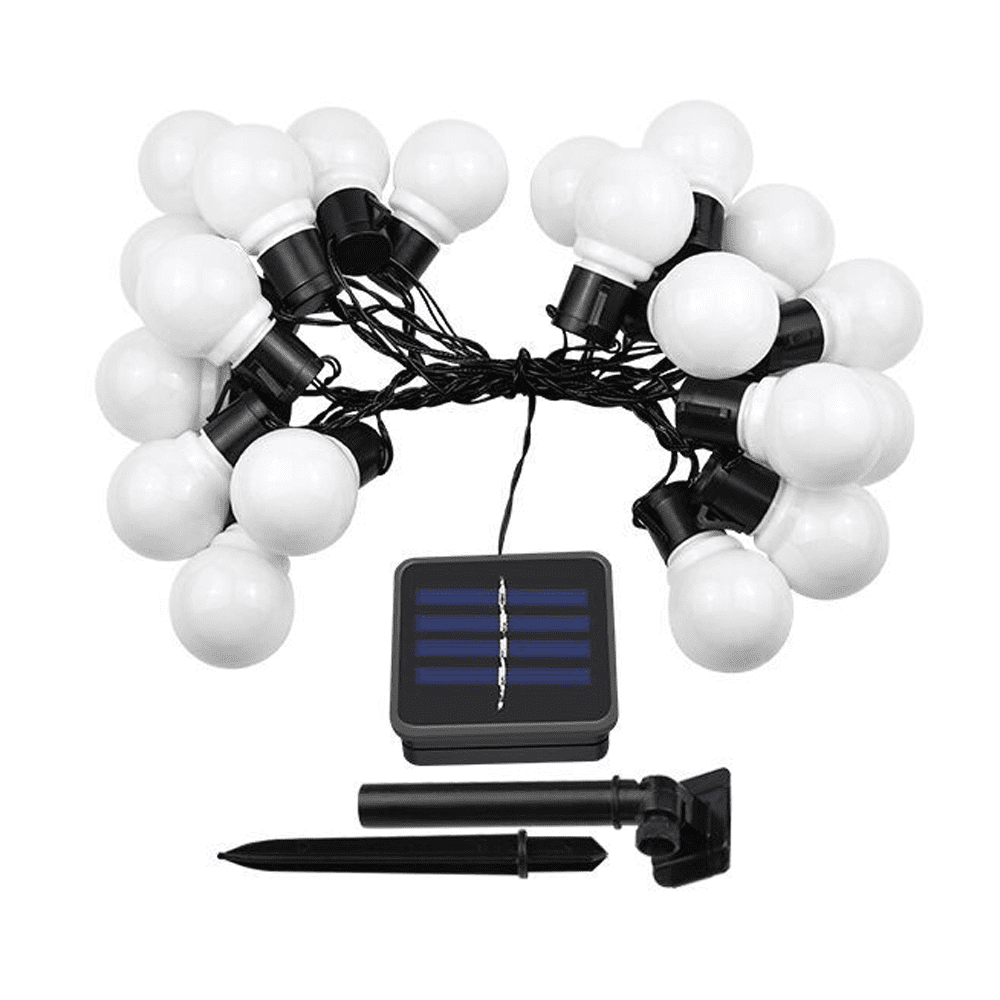 Outdoor Solar String Lights LED Solar Powered String Lights Waterproof,Crystal Ball Lights Solar Fairy Patio Lights for Garden