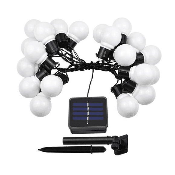 Outdoor Solar String Lights LED Solar Powered String Lights Waterproof,Crystal Ball Lights Solar Fairy Patio Lights for Garden