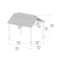thumbnail image 2 of Hometrends 11 ft. x 12.5 ft. Hardtop Gazebo, 2 of 5