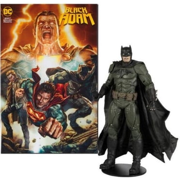 Dc Direct 7In Figure With Comic - Black Adam - Batman