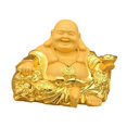 thumbnail image 2 of veasfak Résine Chinoise Maitreya Buddha Statues Sculpture Collection Chance Décoration, 2 of 9