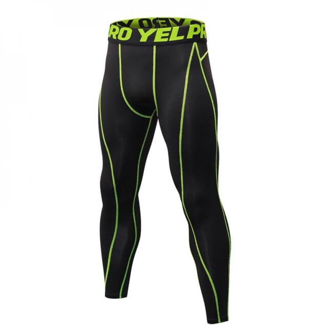 Pantalons de Compression pour Hommes Couche de Base Collants de Sport Secs Leggings