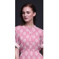 thumbnail image 3 of Bimba Rayon Floral Block Printed Womens Long MaxiDressGown With Side Slit-Small, 3 of 6