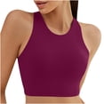 thumbnail image 3 of Sentmoon Supportive Bikini Top Curvy Woman Bathing Suits Tummy Control Push Up Solid Color Oversized Spaghetti Strap Backless Women Swimsuits Summer Beach for Lap Swimming and Training, 3 of 9