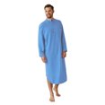 thumbnail image 1 of Gift TIMIFIS Mens Robe Men's Long-Sleeved Button-Down Color Printed Shirt Stylish Nightgown pring/Summer, 1 of 1