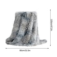 thumbnail image 3 of Dvkptbk White Throw Blanket，Solid Color Plush Blanket Blanket Sofa Blanket Cover Blanket Bed Tail Blanket, 3 of 5