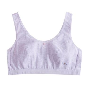 Ketyyh-chn99 Soutiens-Gorge d'Entraînement pour Filles en Coton Sport Enfants Tout-Petits Brassière de Sport pour Filles Bustier en Coton Bretelles Larges Brassière d'Entraînement Haut à Bretelles avec Coussinets Amovibles pour Enfants Adolescents Taille pour 80, Gris