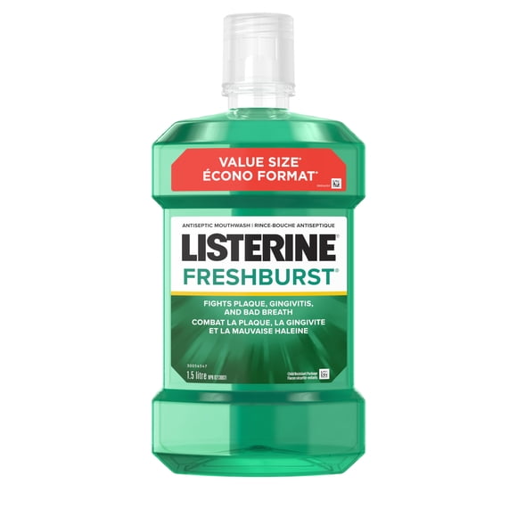 Listerine Fresh Burst Antiseptic Mouthwash Value Size 1.5 Litre