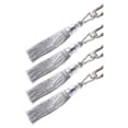 thumbnail image 2 of Home Textile Curtain Clearance 4Pcs Curtain Tassel Small Crystal Single Curtain Accessories Hanging Tie Rope Silver, Home Textile Curtain, 2 of 4