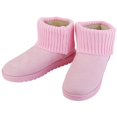 thumbnail image 1 of GPCT Bottes d'Hiver pour Femme en Suède Mi-Mollet Botte Chaussure Courte Peluche Doublure Chaude Chaussures, 1 of 5