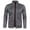 Gris Foncé, variante sur Pisexur Chandails Cardigan pour Hommes à Fermeture Éclair Complète, Col Montant, Coupe Ajustée, Chandail Tricoté Décontracté avec 2 Poches avant