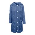 thumbnail image 4 of Heliisoer Cardigan à Capuche pour Femmes, Chandail Grande Taille avec Poche, à Simple Boutonnage, Manches Longues, 4 of 5