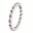 thumbnail image 3 of Bague en Argent Sterling Empilable Expressions Améthyste Taille 6, 3 of 3