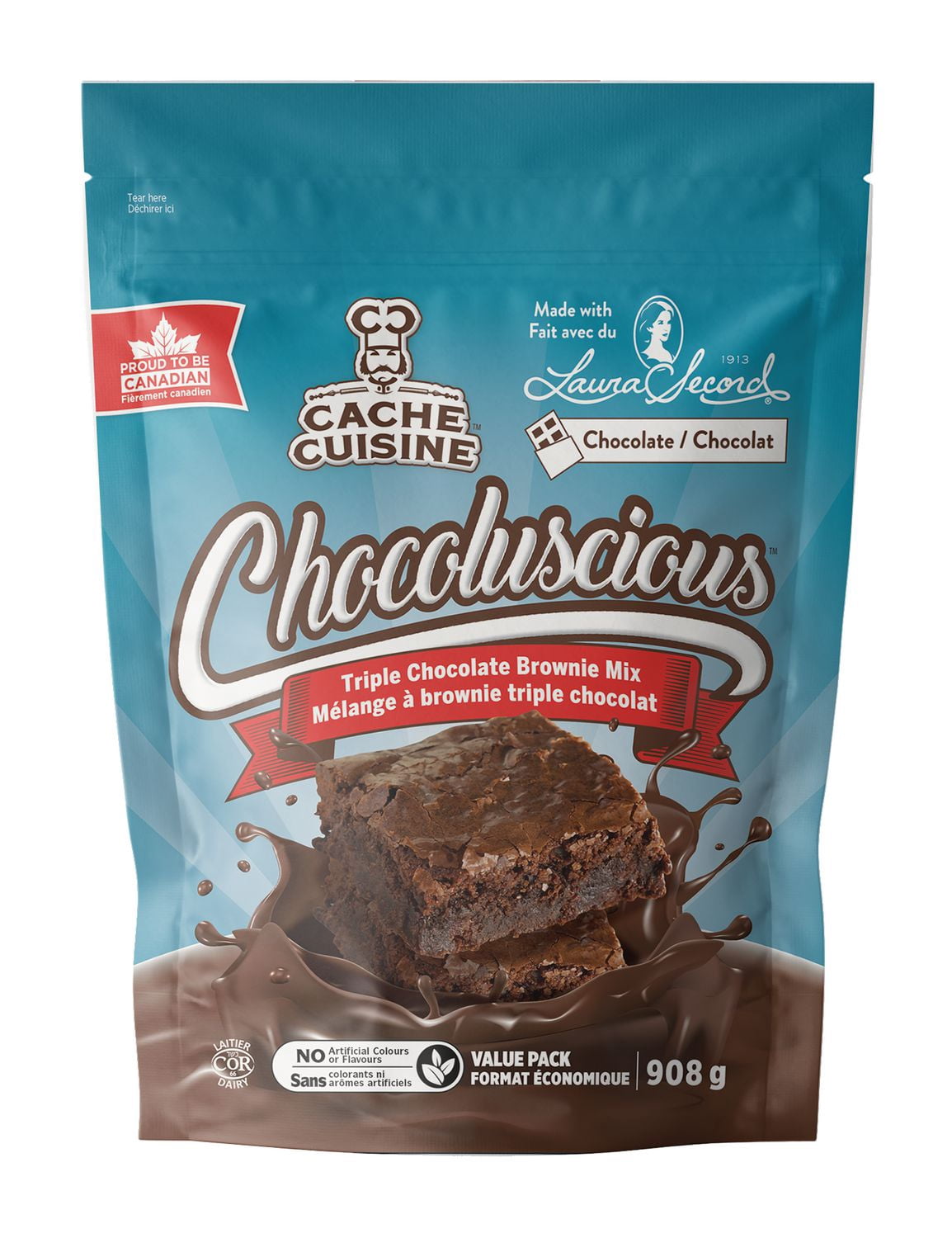 Laura Secord Chocoluscious melange a brownie triple chocolat