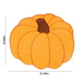 thumbnail image 3 of Orange Pumpkin Bath Mat For Bathroom, Cute Pumpkin Orange Bathroom Rug Non Slip Shaped Bathtub Rug Bathroom Tub Plush Shower Rugs Washable, 3 of 8