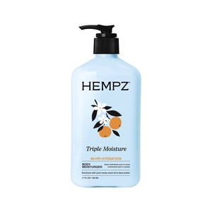 HEMPZ Hydratant triple à base de plantes pour peau sèche 17oz