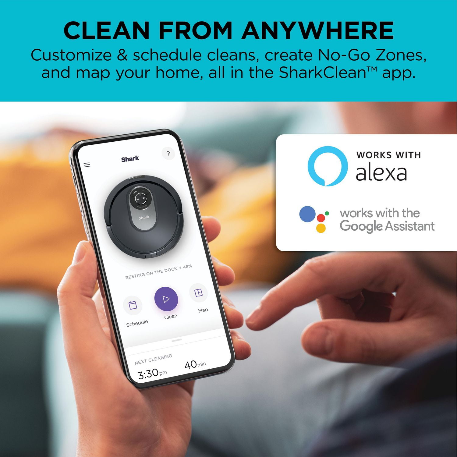Shark RV2001CA AI Robot Vacuum, Grey
