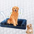 thumbnail image 1 of FoamAvailable In All SeasonsDog KennelSquare Pet KennelBreathable Pet BedSummer CoolWinter Protection Warm Sofa, 1 of 8
