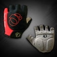 thumbnail image 2 of Graflsoa XL Red Half-Finger Cycling Gloves for Mountain Biking, Microfiber Material, Lightweight & Durable Design, 2 of 6