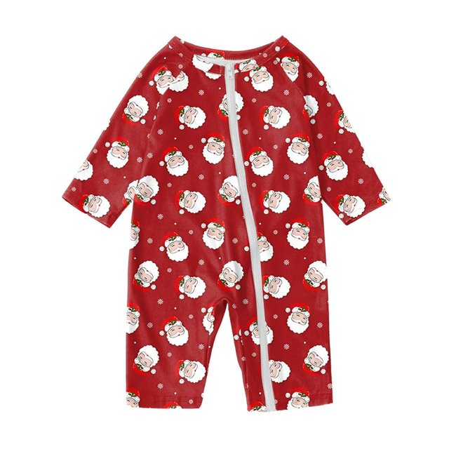 Kids Long Sleeve Top and Pants Matching Family Pajamas Set 2-Piece