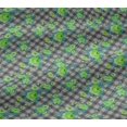 thumbnail image 5 of oneOone Viscose Jersey Fabric Leaves & Floral Check Fabric Prints By Yard 60 Inches Wide, 5 of 5