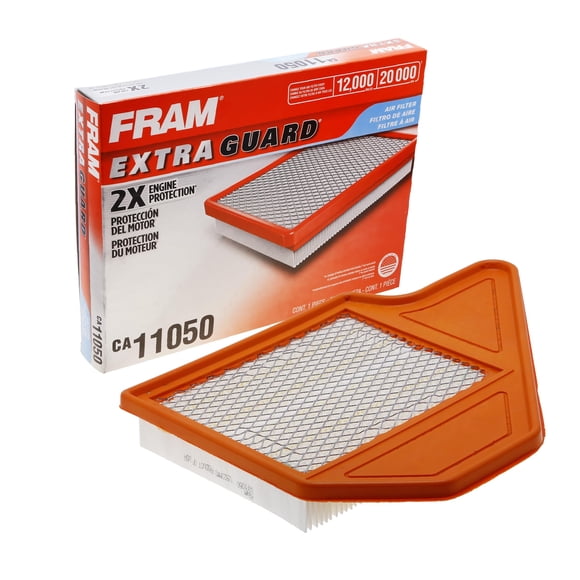 FRAM Extra Guard CA11050 Replacement Engine Air Filter for Select Chrysler, Dodge, Ram and Volkswagen (3.6L) Models, Provides Up to 12 Mont
