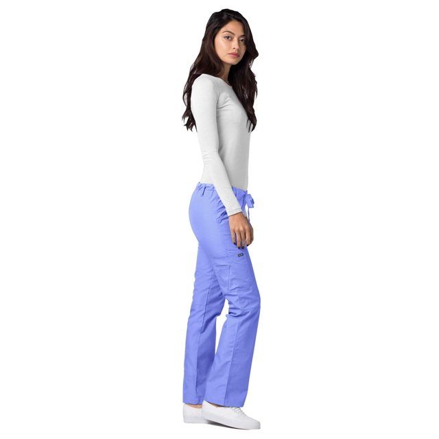 Adar Uniformes Médicaux Universels pour Femmes - Pantalon d'Uniforme à Jambe Droite avec Cordon
