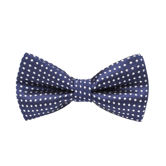 relayinert Kids Party Wedding Bow Tie Wide Applications Adjustable Clips Reusable And Easy To Clean Dark blue