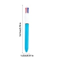 thumbnail image 3 of TopLLC Office Study Stationery Multi-color Pen Four In One Press Hand Account Key Line Marking Pen Plastic Ballpoint Pen 2ml color pen, 3 of 6