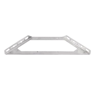 EGNMCR Stainless Steel Multifunctional Corner Three Sided Fixed Corner Brace Cabinet Trapezoidal Hanging Angle Hanging Layer Board Support Furniture Connecto corner connector