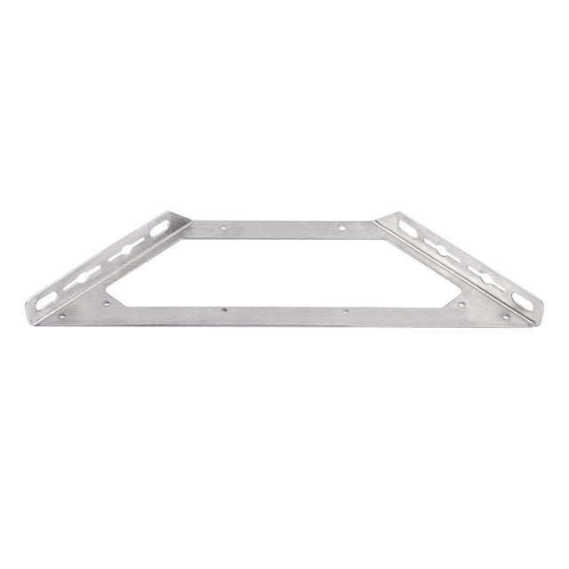 Stainless Steel Multifunctional Corner Brace 3-Sided Fixed Angle Support for Furniture Shelves Cabinet Trapezoidal Shape Durable Structural Connector