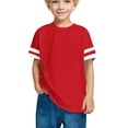 thumbnail image 4 of RXIRUCGD 2025 Vêtements d'Été pour Enfants, T-shirt à Rayures pour Garçons et Filles, Mode Mignon, Col Rond, Manches Courtes, 4 of 7
