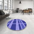 thumbnail image 4 of Ahgly Tapis Rectangulaire Lavable en Machine Intérieur Transitionnel Mimosa Violet, 2 Pieds x 3 Pieds, 4 of 7