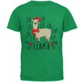 thumbnail image 1 of Christmas Fa La Llama Mens T Shirt, 1 of 1