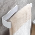 thumbnail image 3 of Modern Acrylic Self- Wall Mounted Hand Towel Rack and Holder for Contemporary Bathroom Brushed Black Finish, 3 of 3
