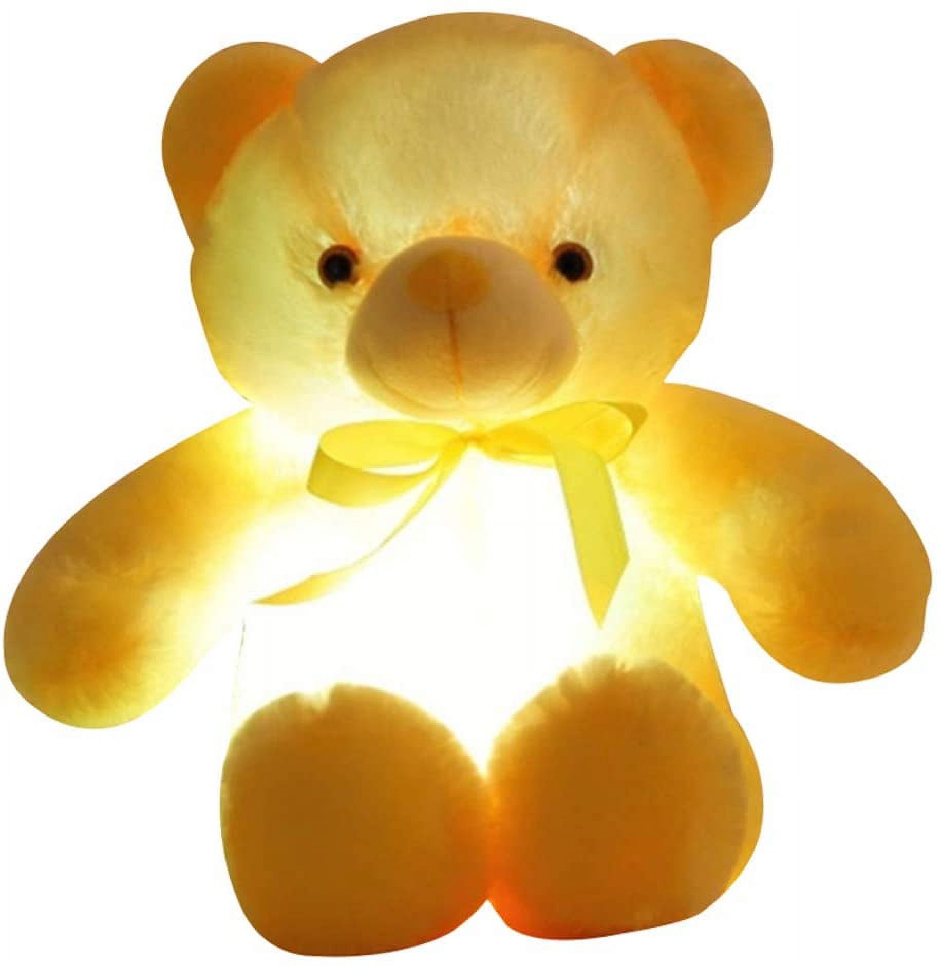 LED teddy bear, plush toy, colorful, luminous toys for children and adults, birthday gift