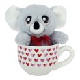 thumbnail image 1 of Way To Celebrate Valentine’s Day Plush Toy in Soup Mug, Koala, 1 of 5