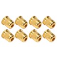 thumbnail image 3 of Guitare Ferrule, Haute Dureté Compacte Basse à Travers Boucle Corps Résistant à l'Usure 8 Pcs pour Remplacement Doré, Argent, Noir, 3 of 8
