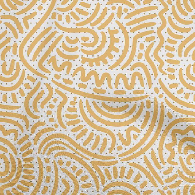 oneOone Rayon Light Brown Fabric Japanese Fabric For Sewing Printed Craft Fabric By The Yard 56 Inch Wide